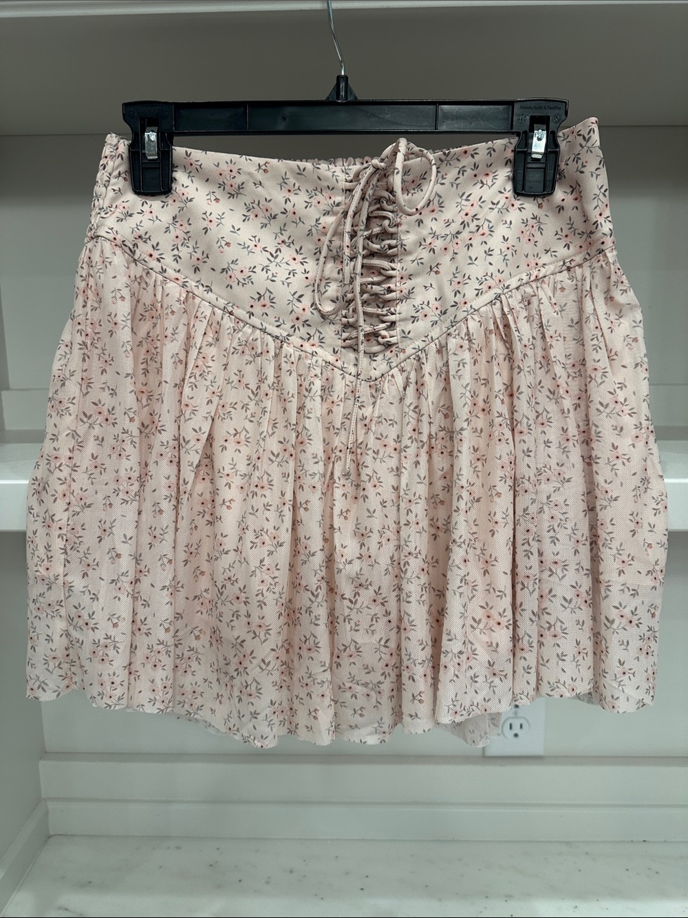 Pink Lily small corset style skort. Like new